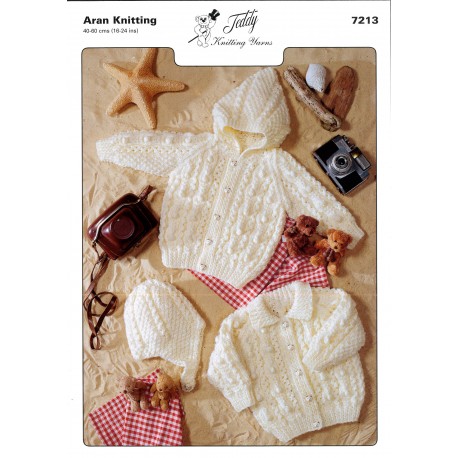 Aran Knitting Pattern 7213 10 Per Pack